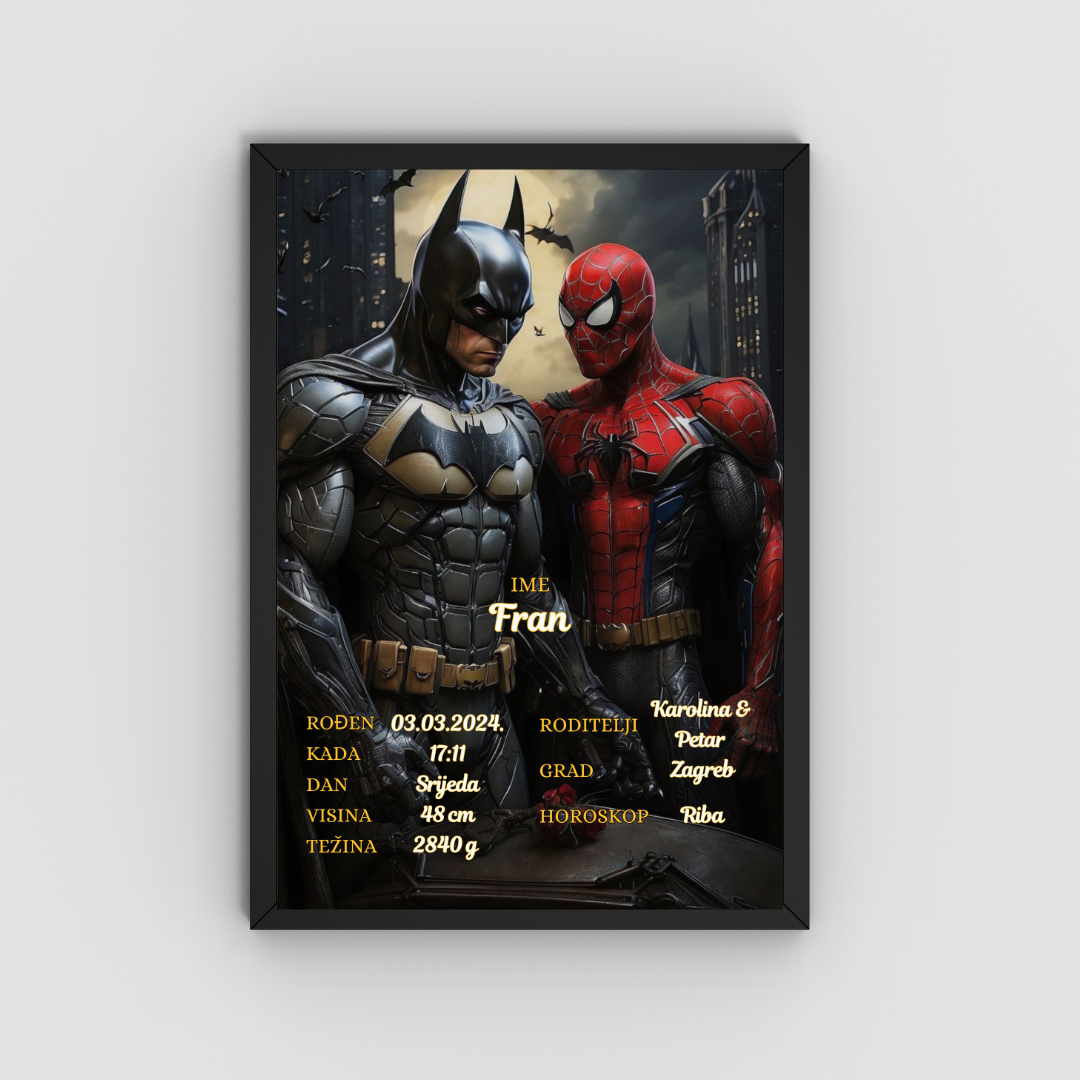 ATRAKTIVAN SUPERHERO OKVIR + BONUSI