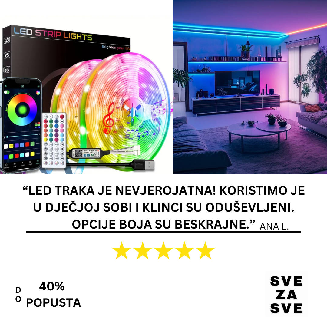 20M, 30M - RGB LED TRAKA